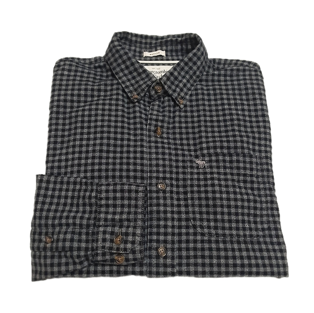 Abercrombie and Fitch Button Up Shirt Mens Large